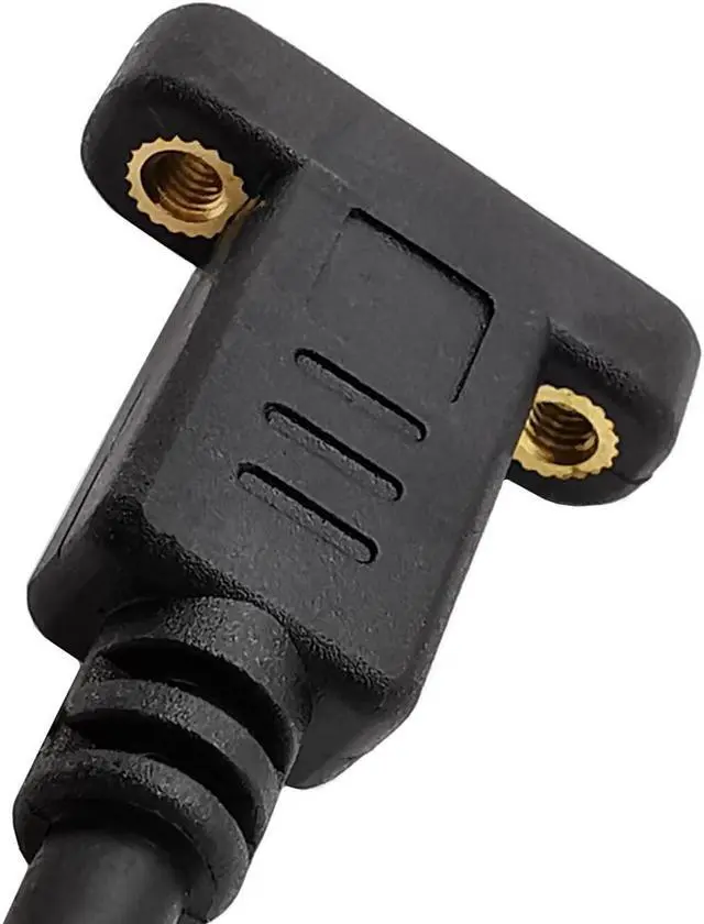 Alt view image 3 of 5 - 10Gbps speed USB3.1 Type-C Female to female tape fixing screw hole Charging data Extend USB-C cable