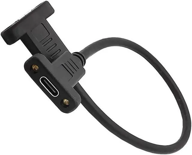 Alt view image 4 of 5 - 10Gbps speed USB3.1 Type-C Female to female tape fixing screw hole Charging data Extend USB-C cable