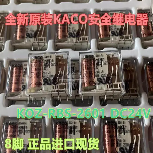 Main image of KOZ-RBS-2601 DC24V New original KACO Safety Relay 24VDC 8-pin 24V from stock