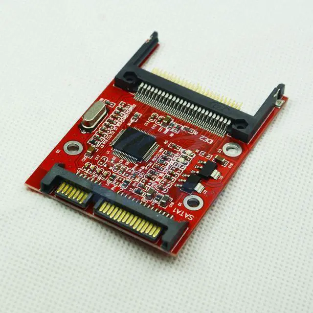Alt view image 3 of 4 - 223A Chip CF to SATA Hard Disk conversion card CF-SATA adapter SATA to CF CF to SATA