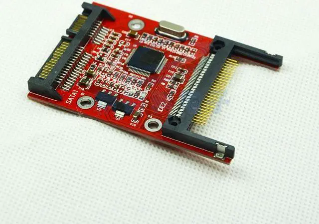 Alt view image 2 of 4 - 223A Chip CF to SATA Hard Disk conversion card CF-SATA adapter SATA to CF CF to SATA