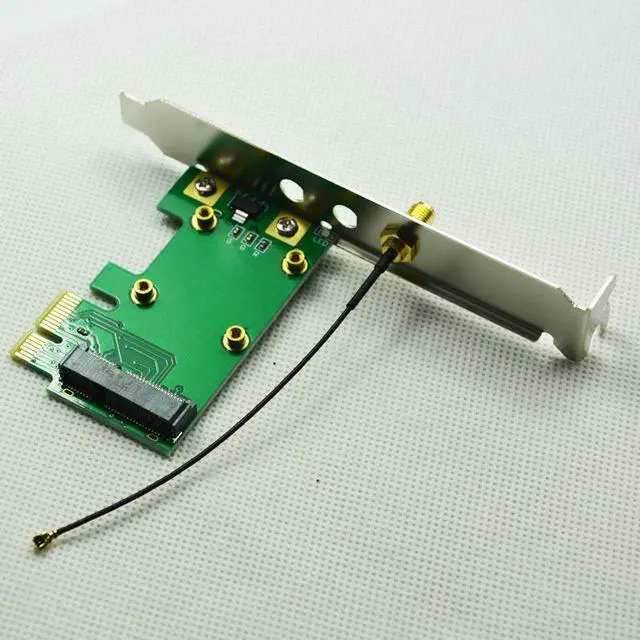 Main image of MINI PCI-E to Desktop PCI-E Adapter Card Mini PCIE notebook wireless card adapter card