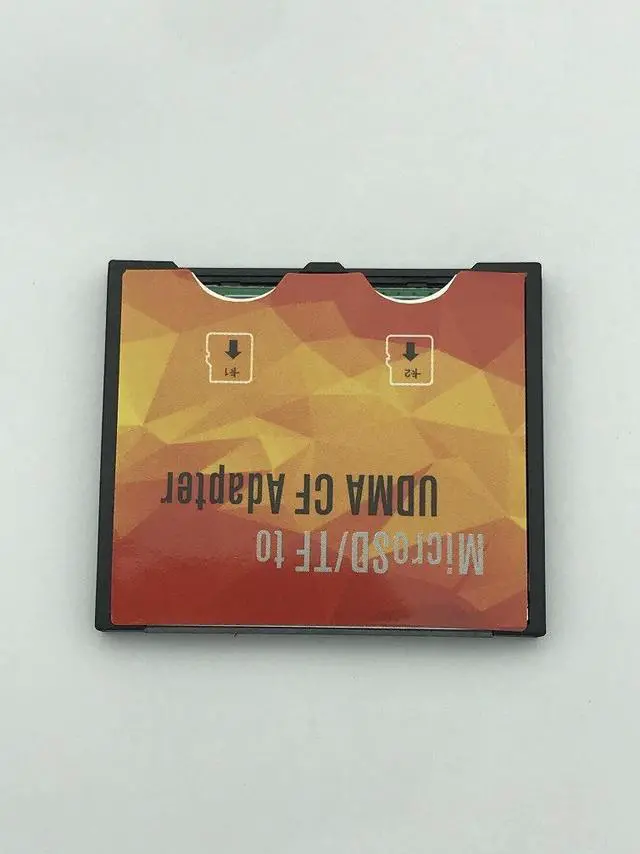 Main image of Dual TF TO CF micro SD to CF card Cover DSLR camera card TF to CF adapter card