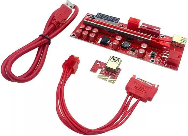 Alt view image 3 of 5 - New 14-generation graphics card extension cable USB3.0 high-speed graphics card PCI-E adapter card 1X to 16X V014PRO