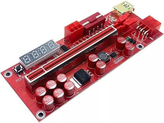 Alt view image 4 of 5 - New 14-generation graphics card extension cable USB3.0 high-speed graphics card PCI-E adapter card 1X to 16X V014PRO