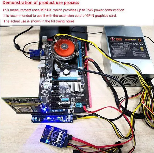 Alt view image 5 of 5 - pci-e to MXM3.0 Graphics card Expansion card mini pci-e to MXM3.0 graphics card adapter card