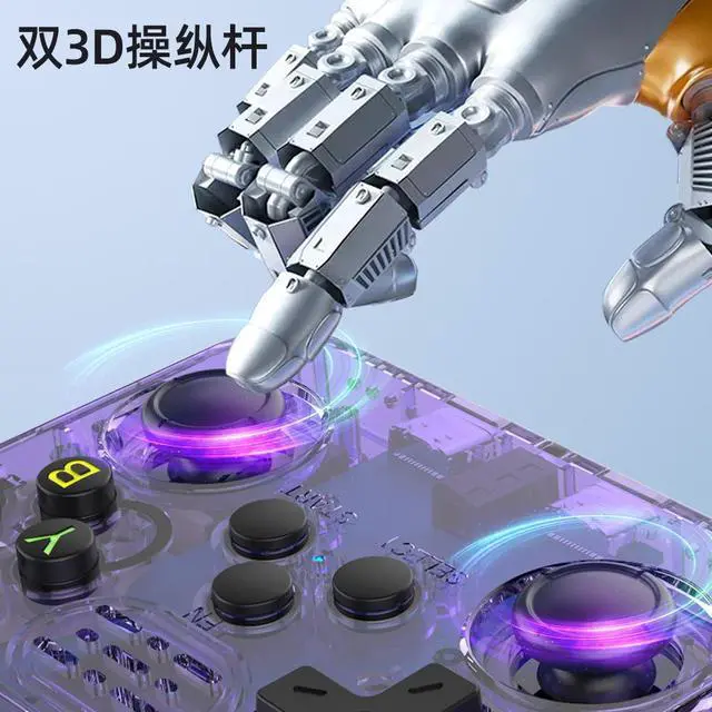 Alt view image 2 of 5 - The new r36s open source handheld console portable retro arcade game nostalgia 3d dual system handheld cross-border