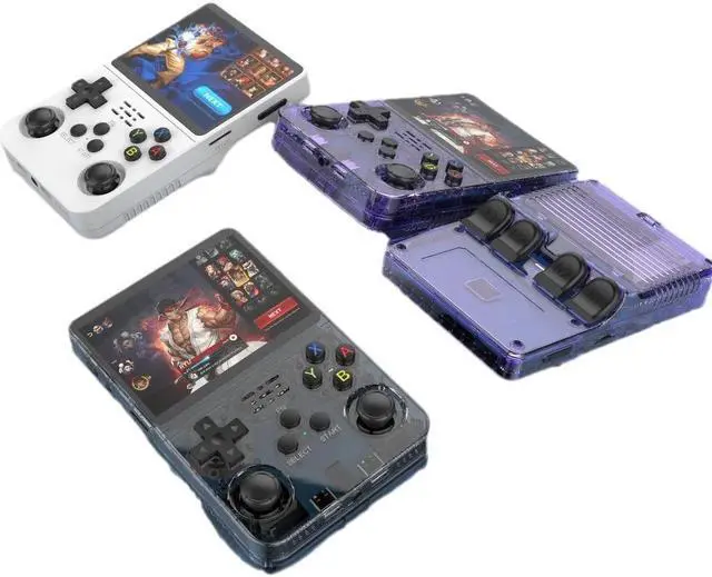 Alt view image 5 of 5 - The new r36s open source handheld console portable retro arcade game nostalgia 3d dual system handheld cross-border