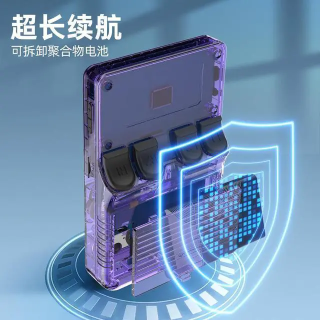 Alt view image 4 of 5 - The new r36s open source handheld console portable retro arcade game nostalgia 3d dual system handheld cross-border