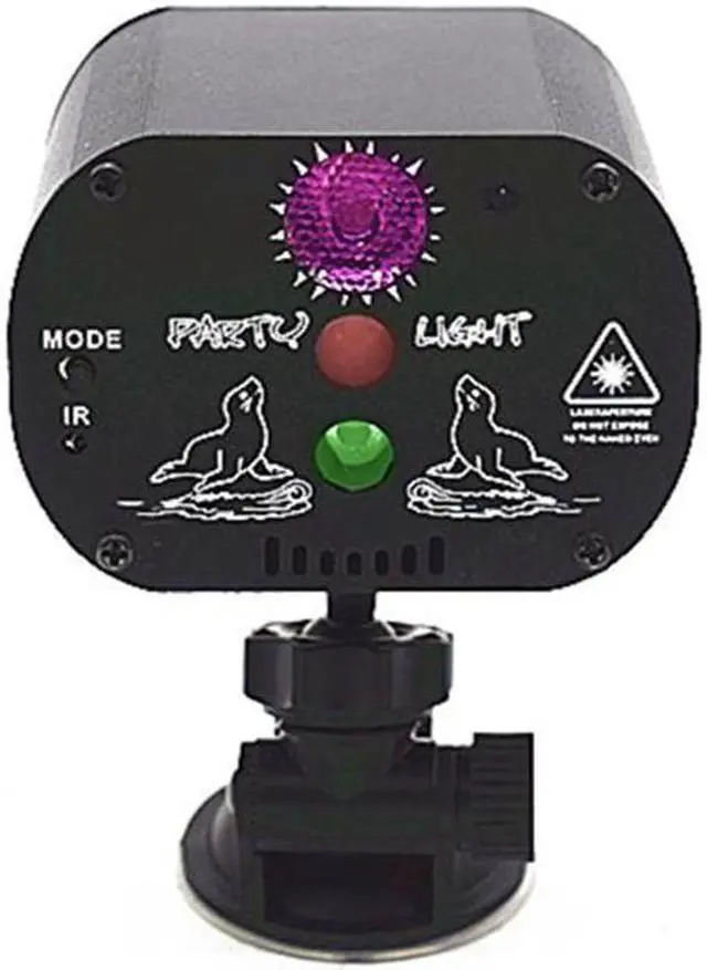 Alt view image 4 of 5 - 1 Pcs Charging mini laser light indoor car laser bar stage bungee dance rotating star projection remote control