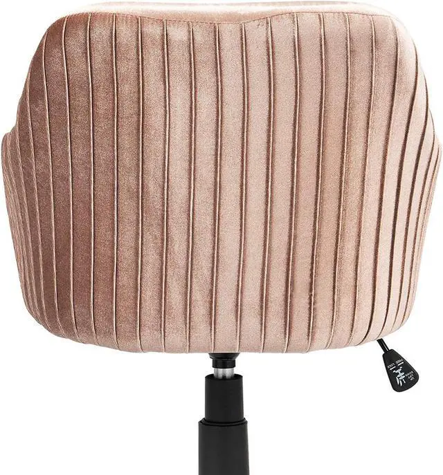 Alt view image 2 of 6 - Impressions Vanity Adelyn Armchair with 360 Degrees Swivel, Movable Desk Seat with Adjustable Height and Wheelbase