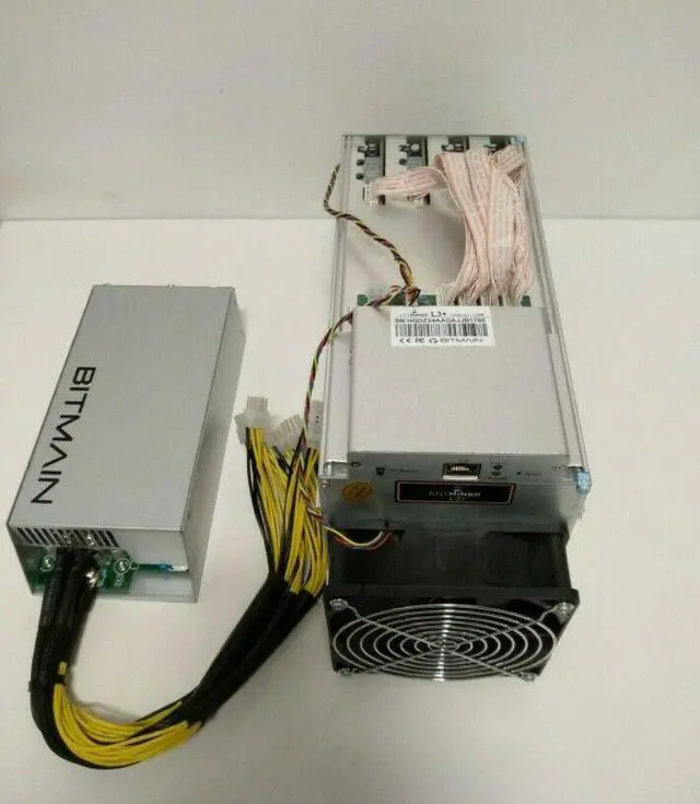 Main image of Bitmain Antminer L3+ 504mh With Power Supply PSU 504m  LTC Litecoin miner