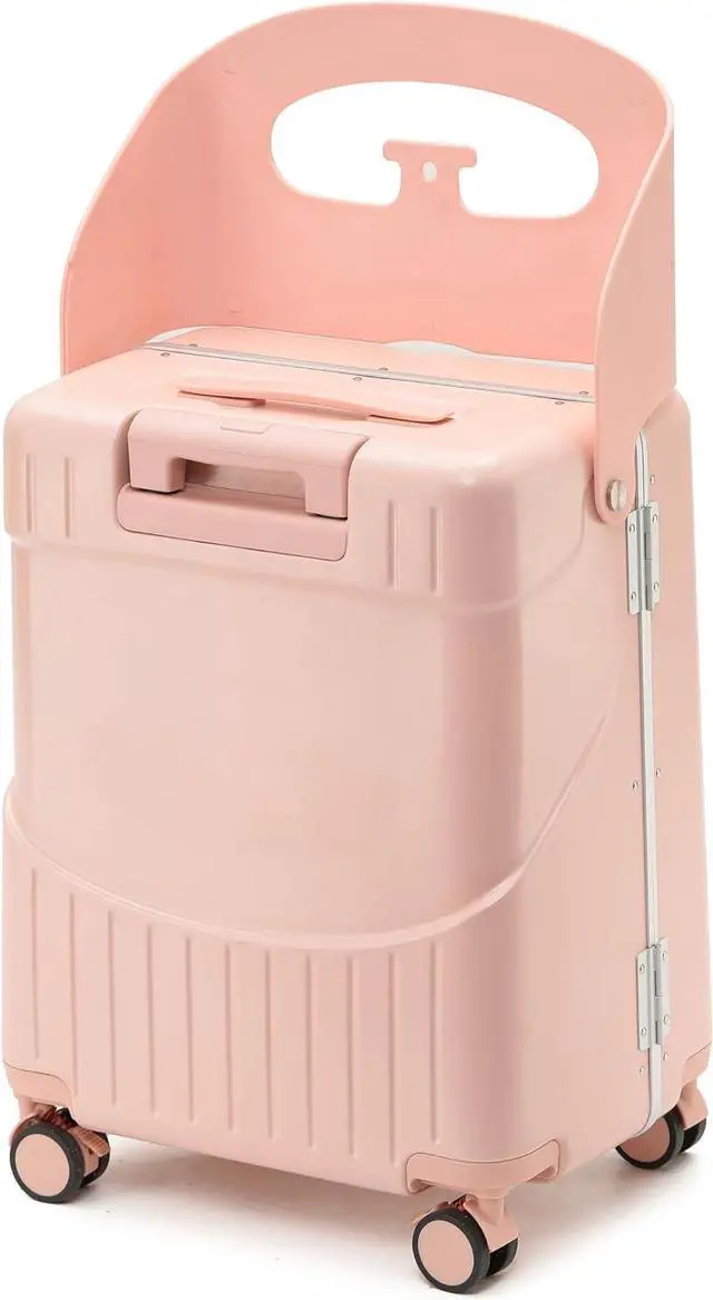 Main image of Apelila Hardside 22- Inch Luggage with Child Seat, Lockable 4- Spinner Wheels with TSA Approved Lock Travel Suitcase with Seat for Kids in 2-15 Years