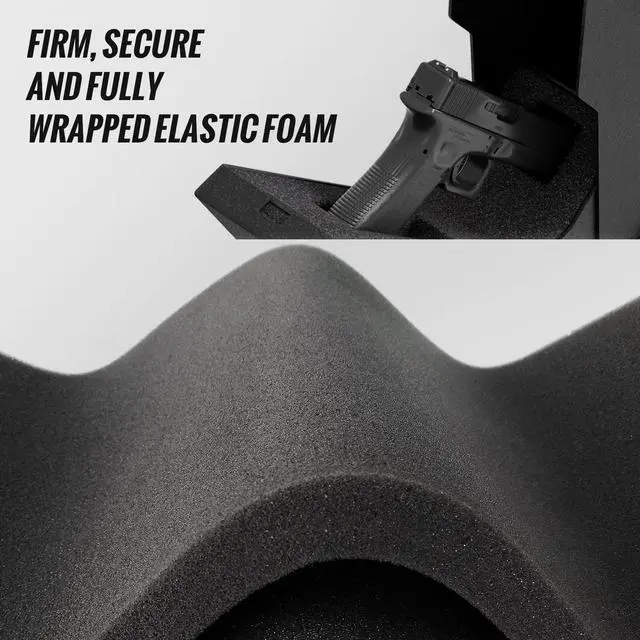 Alt view image 4 of 7 - Biometric Pistol Safe LED Light,Quick Access Security Safe with Fingerprint 4-button Backlit Keypad,Auto Open Hidden Hand GunSafe for Bedside Home Nightstand Vehicle Desk (1 GUN)