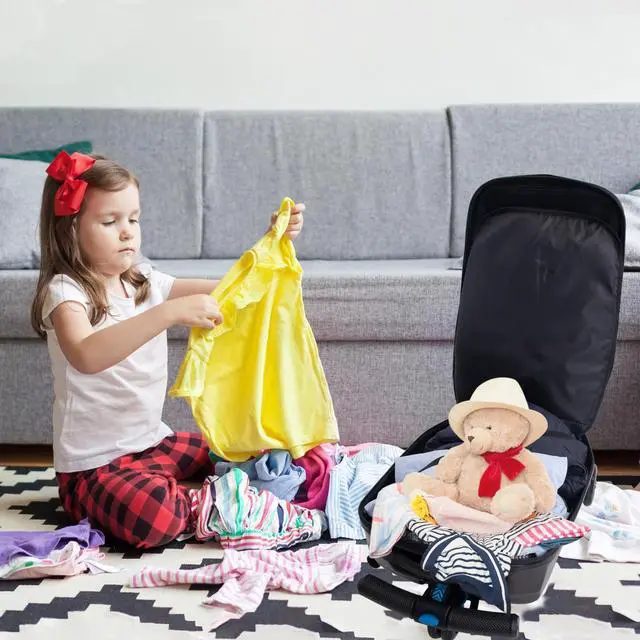 Alt view image 6 of 7 - Apelila 20" Scooter Suitcase for Kids, 2-in-1 Ride On Luggage with Wheels for Boys & Girls Ages 4-15, Foldable Hardshell Carry On Lightweight Travel Suitcase for Airplane