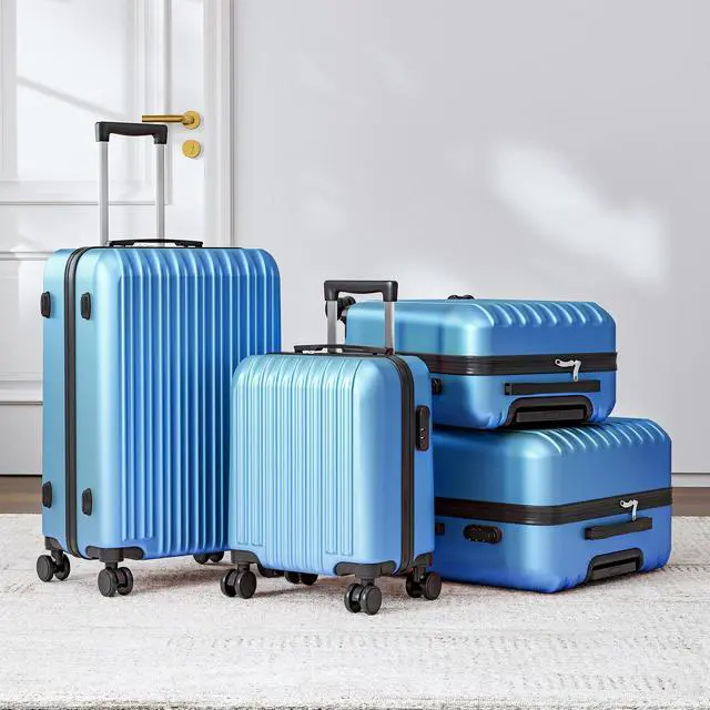 Main image of Apelila 4PC 18-28 Inch Hardshell Luggage ABS Luggages Sets With Spinner Wheels Hard Shell Spinner Carry On Suitcase
