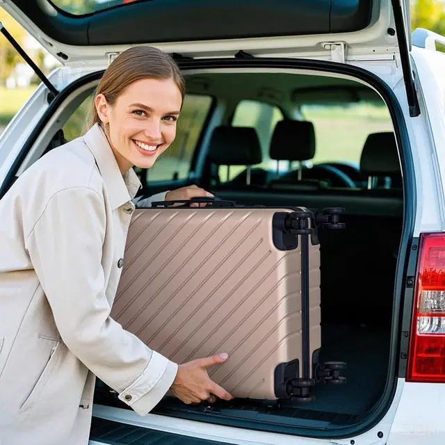 Alt view image 4 of 7 - Apelila 4-Piece Expandable Suitcase Set with TSA Lock, 20% More Capacity, 360° Spinner Wheels, Lightweight Hardshell Luggage Sets for Women & Men