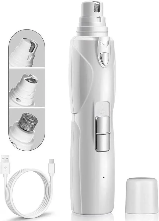 Main image of VAIIEYO Electric Dog Nail Grinder, Upgraded LED 3-Speed Pet Nail Trimmer
