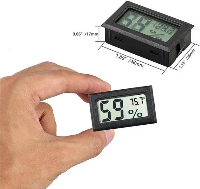 Main image of 5PCS Digital LCD Indoor Temperature Humidity Meter Thermometer Fahrenheit Hygrometer