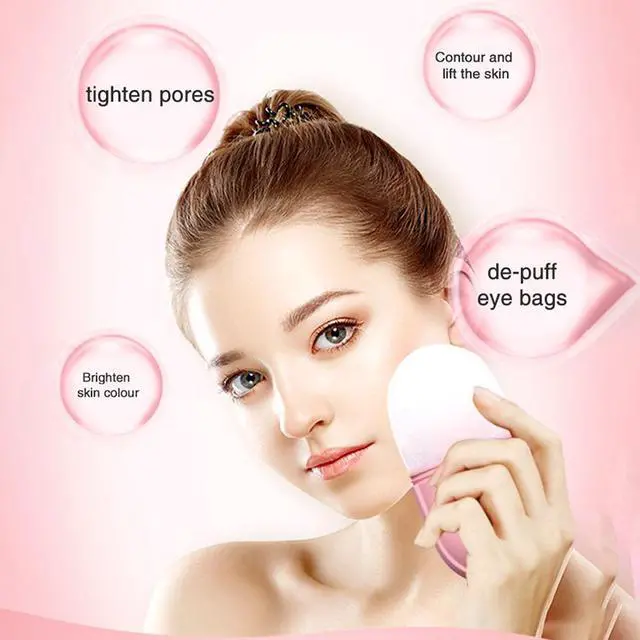 Alt view image 5 of 7 - Silicone Massage Ice Cube Mold Facial Ice Contour Roller Face Skin Care