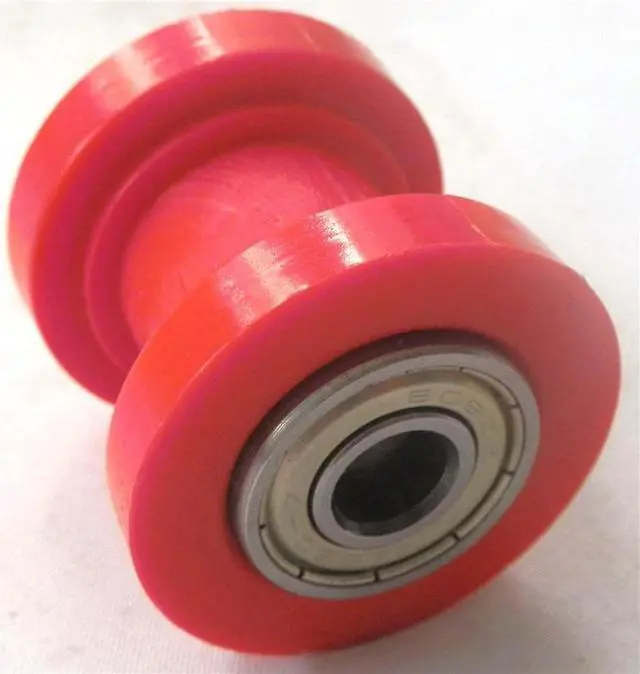 Alt view image 3 of 5 - Furulu 2Pcs Chain Roller Slider Tensioner Wheel Guide 8 mm For Pit Dirt Mini Bike ATV