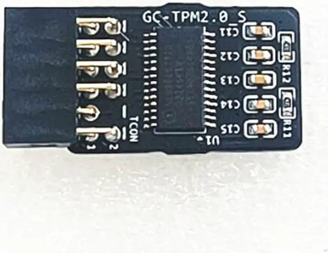Alt view image 4 of 5 - TPM 2.0 Module fit for GIGABYTE GC-TPM2.0_S TPM Module (12 Pin 12-1)