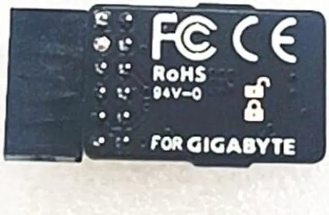 Alt view image 3 of 5 - TPM 2.0  Module fit for GIGABYTE GC-TPM2.0 SPI TPM Module (12 Pin 12-1)