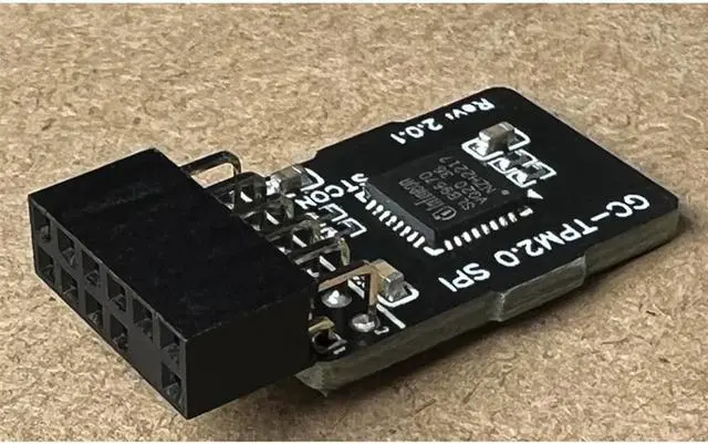 Alt view image 2 of 5 - TPM 2.0  Module fit for GIGABYTE GC-TPM2.0 SPI TPM Module (12 Pin 12-1)