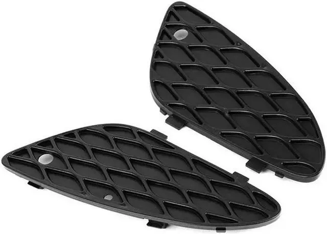 Alt view image 4 of 6 - Acaigel 1 Pair Front Bumper Fog Light Cover Mesh Grille For Mercedes W211 E-Class E500