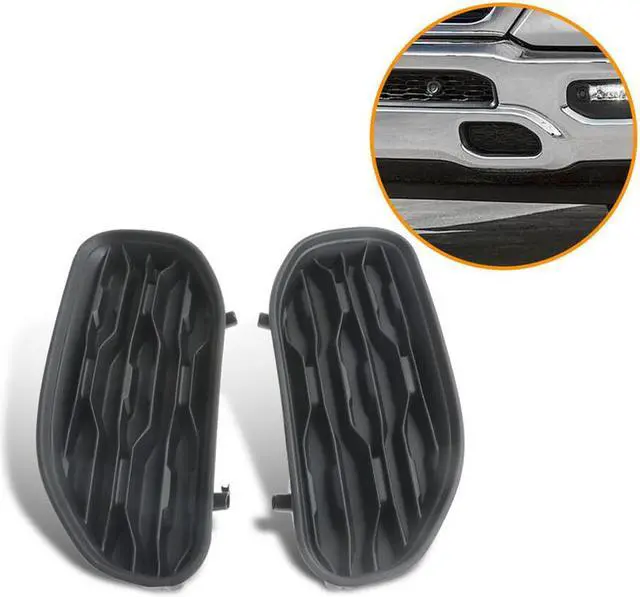 Alt view image 4 of 5 - Yingshan Left&Right Front Bumper Bezel Kit For Dodge Ram 1500 DT 2019-2021 New Body Style