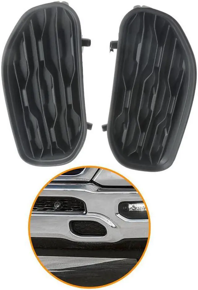 Alt view image 5 of 5 - Yingshan Left&Right Front Bumper Bezel Kit For Dodge Ram 1500 DT 2019-2021 New Body Style