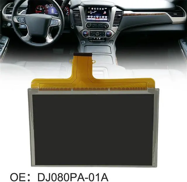 Alt view image 5 of 5 - DJ080PA-01A Radio Touch-Screen Glass Digitizer LCD Replacement For Chevrolet GMC