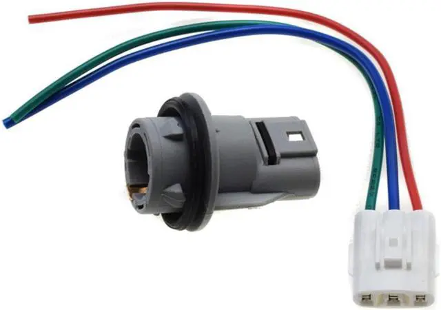 Alt view image 3 of 7 - Paiying 2 Front Turn Signal Light Socket Connector Harness W/ 3-Wire Kit For Honda Civic