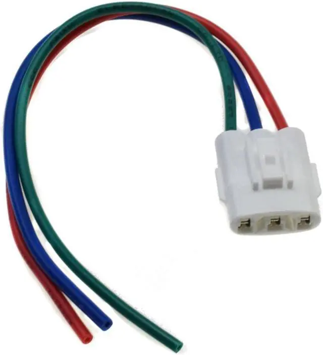 Alt view image 5 of 7 - Paiying 2 Front Turn Signal Light Socket Connector Harness W/ 3-Wire Kit For Honda Civic