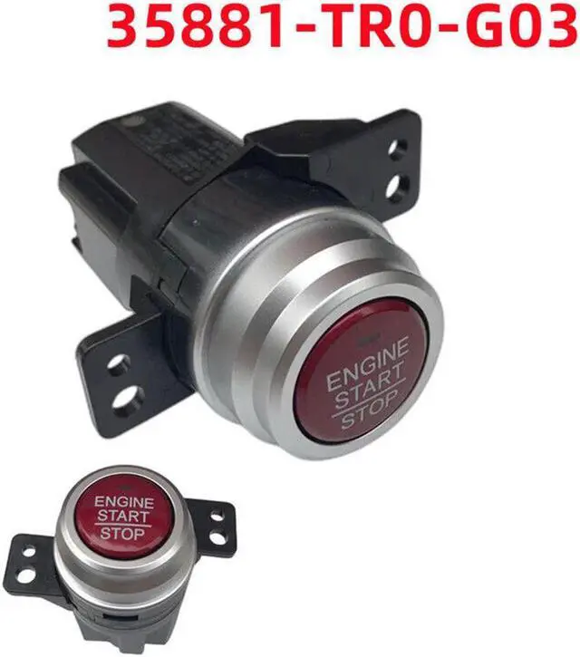 Alt view image 2 of 5 - Acaigel 35881TR0G03 Engine Start Stop Push Ignition Button Switch For Honda Civic 12-15