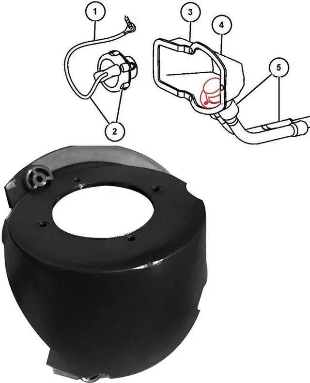 Main image of Acaigel 1x Car Gas Fuel Filler Housing 68421572AA For 2010-2022 RAM 1500 2500 5.7L 6.4L