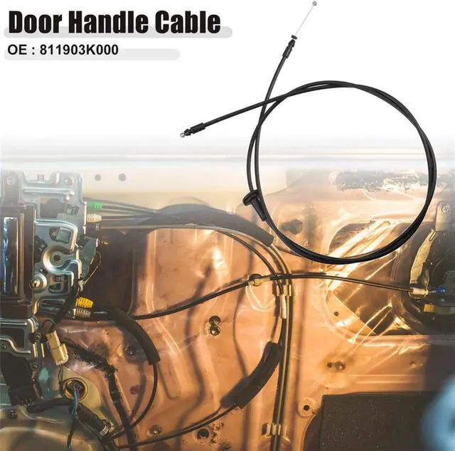 Alt view image 5 of 5 - Yassdwbn Hood Latch Release Cable For 06-11 Hyundai Azera Sonata 81190-3K001, 81190-3K000