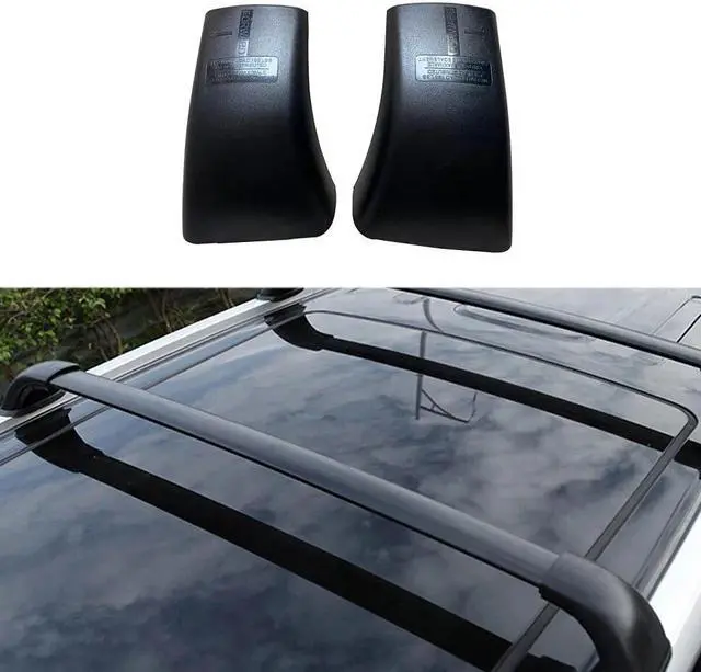 Alt view image 2 of 5 - Yassdwbn 2Pcs Roof Rack Cross Bars Side Cover Left Right For Toyota Highlander 2014-2019