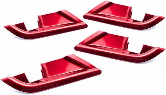 Alt view image 2 of 5 - Acaigel Interior Door Handle Bowl Cover Trims Lh&Rh For Toyota Camry 2018-2023 Red Abs