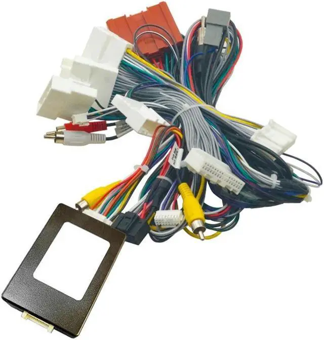 Alt view image 4 of 5 - Yassdwbn 16Pin Stereo Radio Android Wiring Harness Adapter Connector For Mazda CX-5 14-16