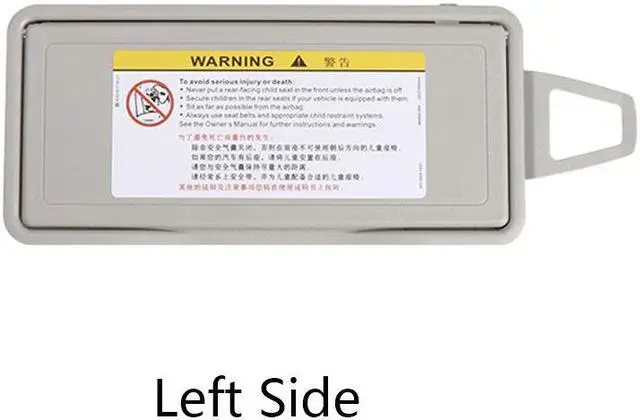 Alt view image 5 of 5 - Acaigel Front Left Sun Visor Mirror Frame Cover For Mercedes-Benz S-Class W220 1998-2005