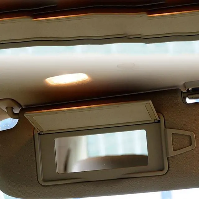 Alt view image 4 of 5 - Acaigel Front Left Sun Visor Mirror Frame Cover For Mercedes-Benz S-Class W220 1998-2005