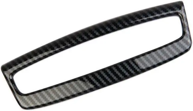 Alt view image 3 of 5 - Yassdwbn Car Carbon Fiber Armrest Button Panel Cover Trim For Hyundai Tucson 2022 2023 1x