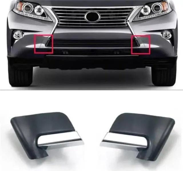 Main image of Acaigel Front Bumper Trim +Lower Towing Cover Set For Lexus Rx350 Rx450H Base 2013-2015