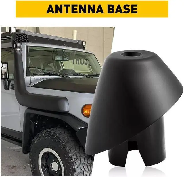 Alt view image 3 of 5 - Paiying NEW ANTENNA BEZEL ORNAMENT 86392-35032 FOR TOYOTA 2007-2014 FJ CRUISER