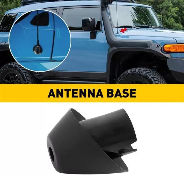 Alt view image 2 of 5 - Paiying NEW ANTENNA BEZEL ORNAMENT 86392-35032 FOR TOYOTA 2007-2014 FJ CRUISER