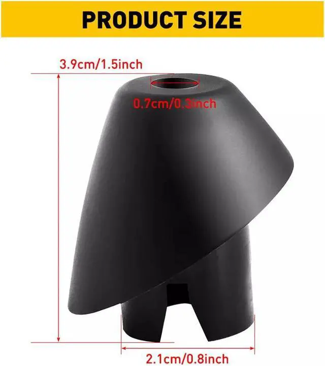 Alt view image 4 of 5 - Paiying NEW ANTENNA BEZEL ORNAMENT 86392-35032 FOR TOYOTA 2007-2014 FJ CRUISER