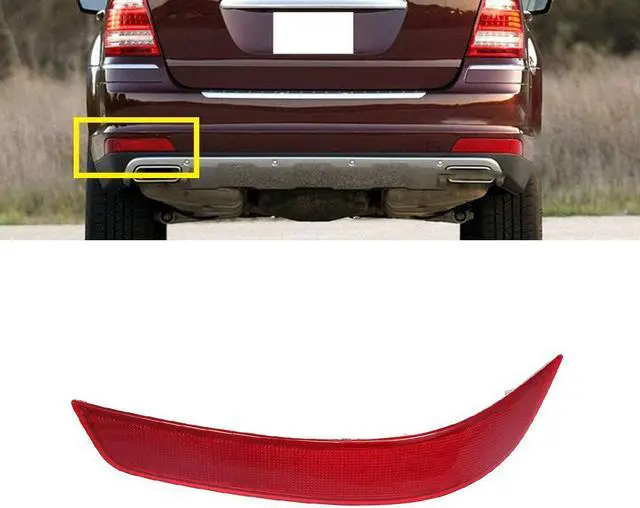 Main image of Paiying Left Bumper Reflector For Mercedes-Benz GL350 450 2009-2012