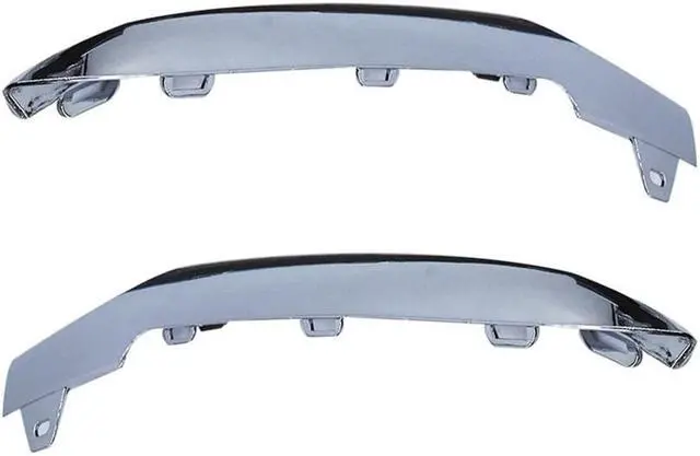 Main image of Acaigel Front Bumper Chrome Trim Molding PAIR L&R For Mercedes W212 E350 2014 -2016