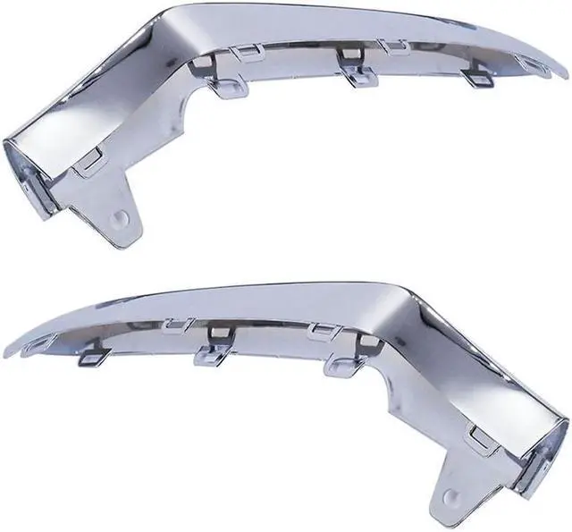 Alt view image 2 of 6 - Acaigel Front Bumper Chrome Trim Molding PAIR L&R For Mercedes W212 E350 2014 -2016